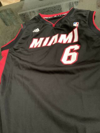 Lebron James Miami Heat Adidas Jersey - Youth Medium