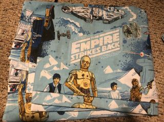 Vintage 1979 Star Wars Empire Strikes Back Twin Bed Sheets
