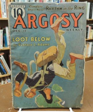 Vintage Pulp Argosy Weekly Volume 278 Number 1 December 11 1937 Eustace L.  Adams