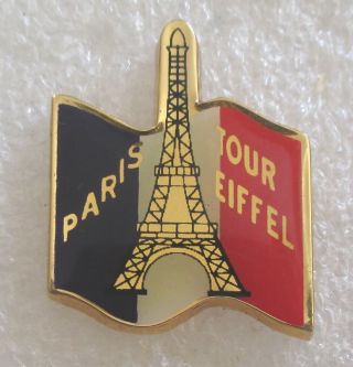 Paris,  France - Eiffel Tower Tourist Travel Souvenir Collector Pin - Tour Eiffel