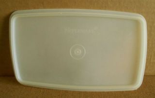 Vintage Tupperware Replacement Rectangle Clear Lid Only 817 - 12