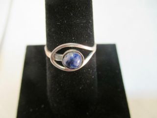 Vintage Lapus Lazuli Sterling Silver Ring 925 Size 8,  Signed Mexico Rva Bva?