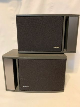 Bose Pair Model 141 Bookshelf Stereo Speakers (2) Vg & Sound -