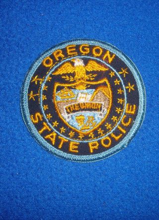 Vintage Oregon State Police Patch