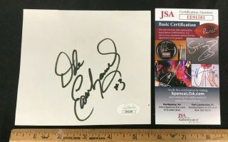 Hand Signed Dale Earnhardt Sr.  Cut Jsa/coa Gorgeous/large/clear/back Sharpie (p)