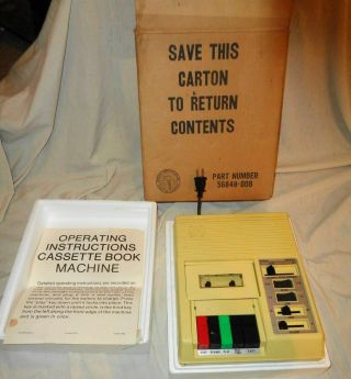 National Library Of Congress Cassette Tape Player For The Blind C - 1 Looks