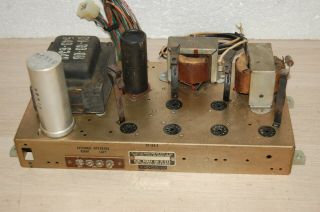 Vintage 1960s Sears Silvertone El84 P/p Stereo Tube Power Amplifier