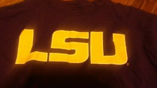 Ladies LSU Tigers Long Sleeve T - shirt Size XL 2