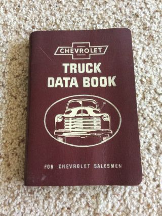 1950 Chevrolet Trucks,  Dealership Salesmans Data Book.