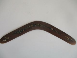 Australian " Gangulu " Aboriginal Boomerang - Made In Australia