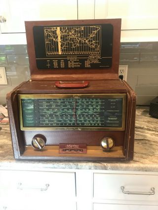 Vintage Hallicrafters World Wide Model Tw - 2000 Radio