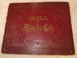 Vintage Atlantic City Photo Album Book - Jersey - Early 1900 