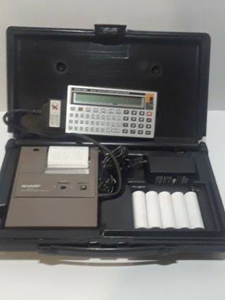 Sharp Pocket Computer Vintage 1980 