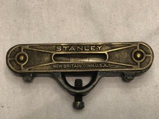 Vintage Stanley Brass And Metal String Line Level Britain Conn.