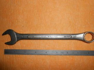 Vintage " S - K Wayne Usa C - 22 " Combination Wrench 11/16 " 12 Point