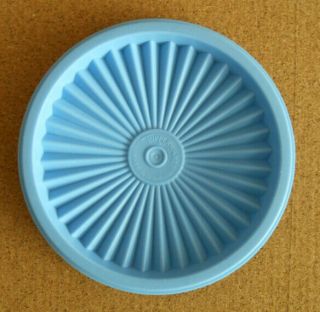 Vintage Tupperware Servalier Replacement 5 " Country Blue Lid Only 812 - 20