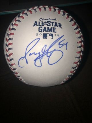 Sony Gray Autographed 2019 All Star Game Baseball Cincinnati Reds Pitcher Mlb