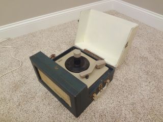 Vintage 1950s Rca Victor 45 Rpm Tube Auto Record Player 6 - Ey - 3b Video 50 