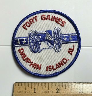 Fort Gaines Dauphin Island Alabama Battle Mobile Bay Civil War Embroidered Patch