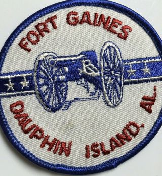 Fort Gaines Dauphin Island Alabama Battle Mobile Bay Civil War Embroidered Patch 2