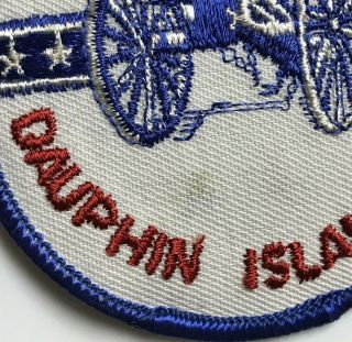 Fort Gaines Dauphin Island Alabama Battle Mobile Bay Civil War Embroidered Patch 3