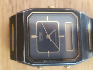 Vintage Sieko Quartz Alarm Chronograph Watch