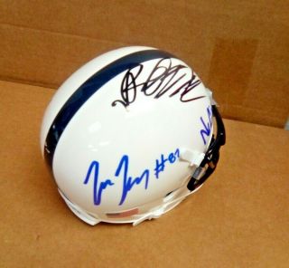 2019 Penn State Nittany Lions Team Signed Mini Football Helmet Sean Clifford