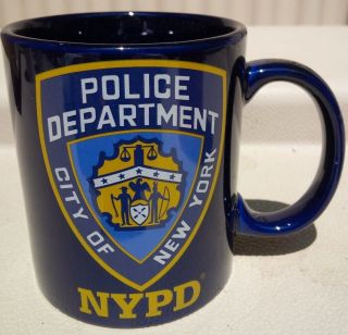 Nypd City Of York Police Department 11 Oz Coffee Mug Navy