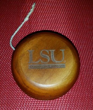 Lsu Wooden Wood Yoyo Louisiana State University Collectible Laser Etched Yoyo