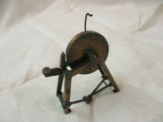 Vintage Hong Kong Durham Dollhouse Miniature Sharpening Stone Wheel 26
