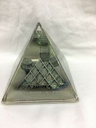 Rock & Roll Hall Of Fame Museum Cleveland Building Snow Globe Pyramid