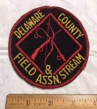 Delaware County Field & Stream Association Club Brookhaven Pa Round Patch