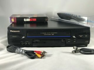 Panasonic Pv - V4522 Vcr Hifi Stereo Player Recorder Omnivision -,