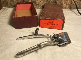 Vintage Oster Model B Hand Held Hair Trimmer Clipper