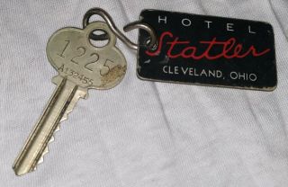 Vintage Hotel Statler Hotel Key Cleveland Ohio