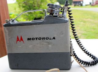 Motorola Civil Defense Fm Handie Talkie Ham Radio Vintage Transceiver
