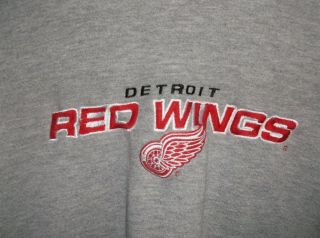 Lee Detroit Red Wings Embroidered Logo Men ' s XL Sweatshirt 2