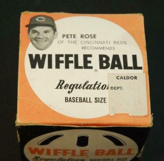 Vintage Pete Rose Cincinnati Reds Wiffle Ball Regulation Size