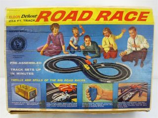 Vintage Eldon Deluxe Road Race Remote Controlled Racing Rc