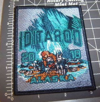 2018 Alaska Iditarod 1000 Mi Dog Sled Race 3.  75 X 3 Inches Embroidered Patch