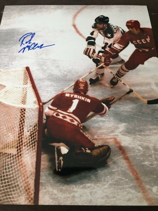Rob Mcclanahan Usa 1980 Olympic Miracle On Ice Gold Medal Autographed 8x10