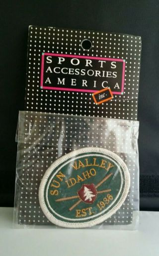 Htf Sun Valley Idaho Id Ski Skiing Resort Area Souvenir Embroidered Patch Badge