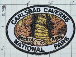 Mexico,  Carlsbad Caverns National Park Rock Of Ages Patch