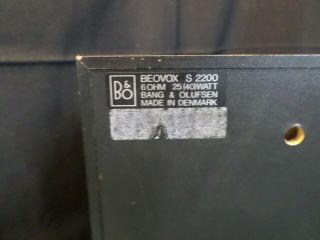 Bang & Olufsen Beovox S2200 Speakers (Pair) 3