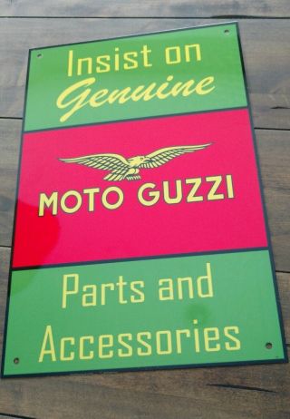 Moto Guzzi Motorcycles Large Sign
