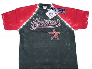 Houston Astros Mlb Tye Dye T - Shirt (men & Youth)