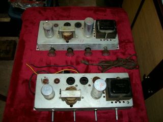 2 - VINTAGE RCA INTEGRATED MONO TUBE AMPLIFIERS,  PARTS OR FIXER UPPERS 2