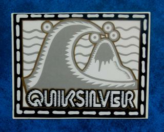 Quiksilver - Vintage 1980,  S Surfing Sticker.