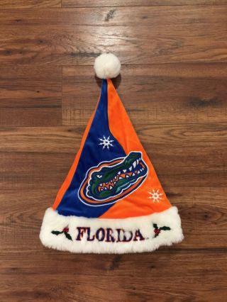University Of Florida Uf Go Gators Santa 18 " Plush Hat Cap