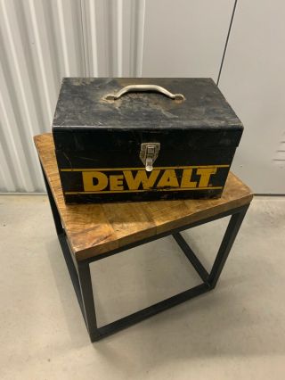 Vintage Dewalt Metal Tool Box